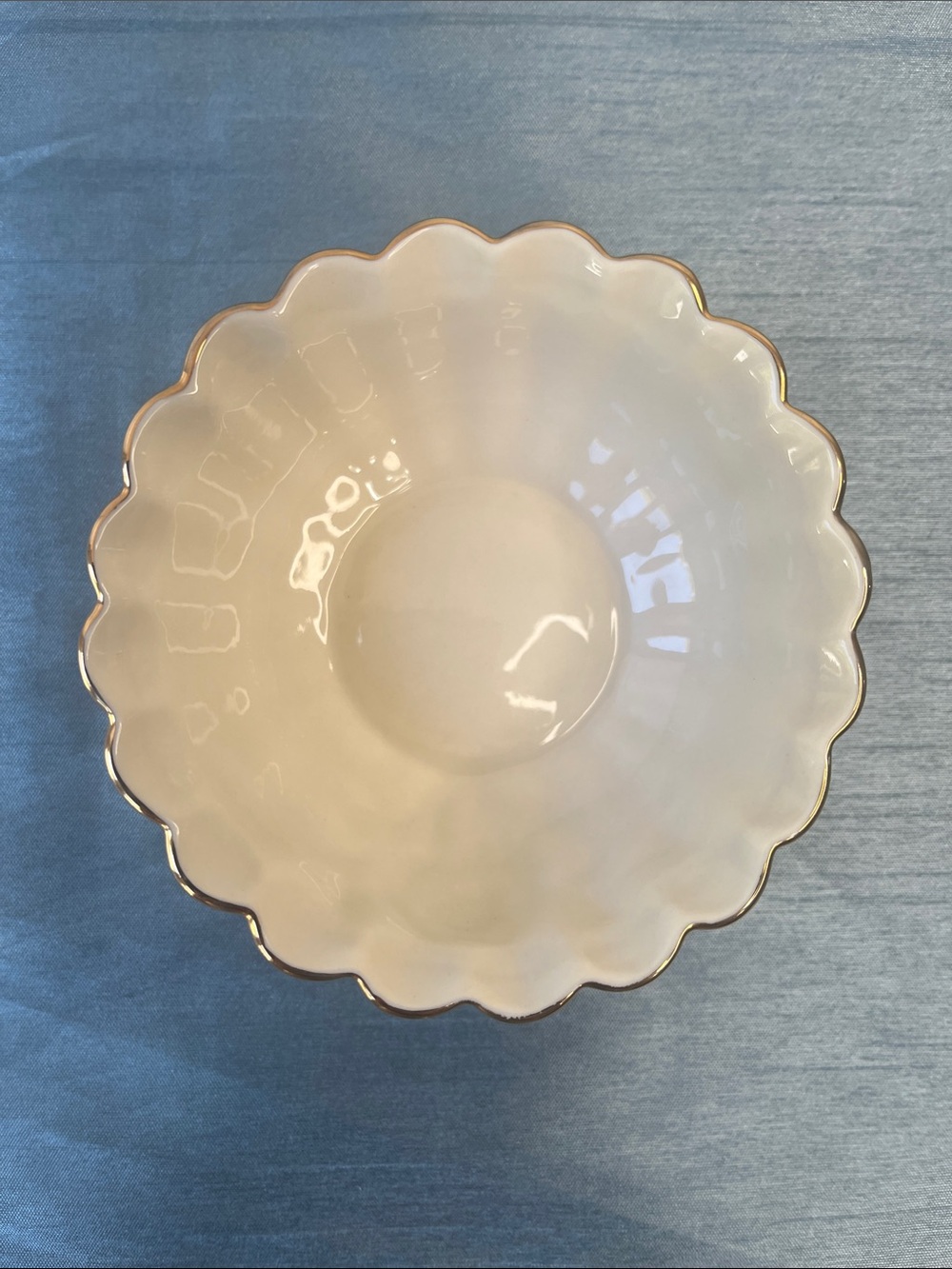 Vintage Lenox Rose Blossom Ivory Gold Trim Bowl - Picture 4 of 7